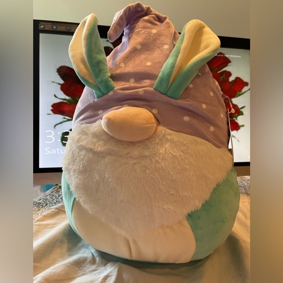Squishmallows Toys Nwt Maddox The Easter Bunny Gnome From